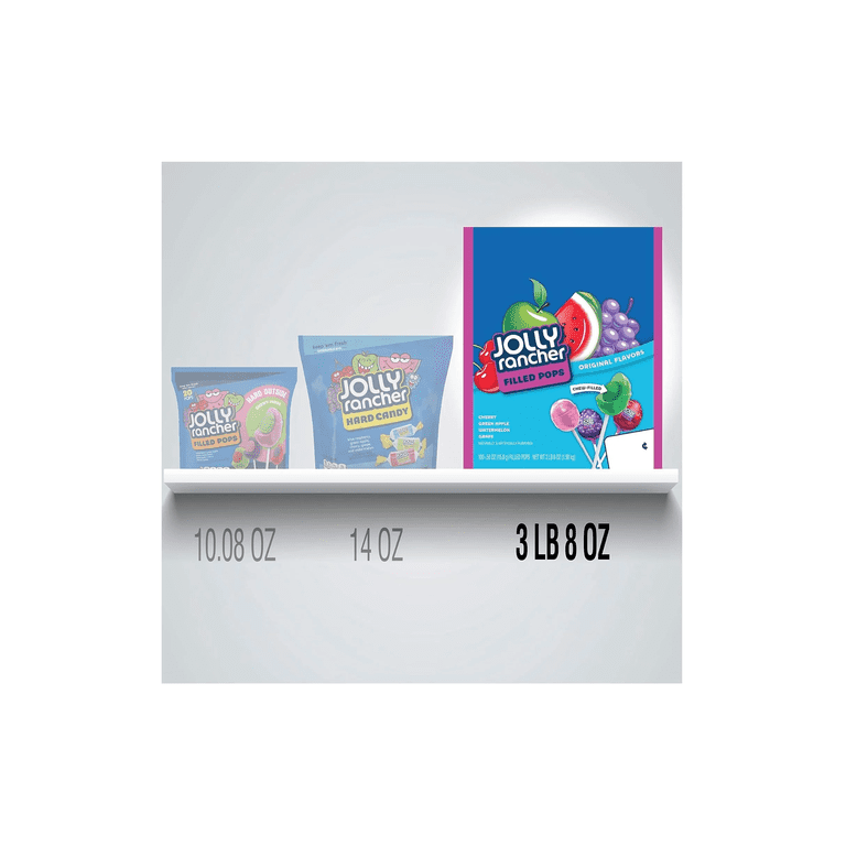 Jolly Rancher Filled Pops Original Flavors Lollipops 100 Count, 56