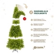 thumbnail image 2 of Árbol Navidad Pino Navideño Gorro de Santa Esquimal Verde 2.1m + 81 Esferas, 2 of 6