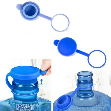 

LASHALL 5 Gallon Water Bottle Cap - Reusable Silicone Leak And Spill Resistant Replacement Cap - 55 Mm/2.16 In Water Jug Cap(Buy 2 Receive 3)