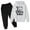 White, variant on ASFGIMUJ Boy Outfits Sweatshirt Football Letter Printed Hoodie Pants Casual 2 Piece Fashion Trend American Football Fans Sports Rugby Player Sports Gift Clothing Sets Size 9-10 Years