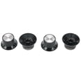 thumbnail image 4 of Guitar 2 Tone 2 Volume Control Knobs Silver Top Hat Bell for Gibson Les Paul Sg, 4 of 9