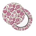 thumbnail image 2 of Haiem Rose Flowers Cushion Round Bar Chair Seat Cover Bar Chair Cushion Covers Elastic Washable Bar Chair Cover,Protects from Scratches and Stains-12 inch, 2 of 7