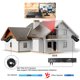 thumbnail image 2 of Sistema de cámaras de seguridad CCTV XMEye, Kit de videovigilancia impermeable IP66, H.265, 4MP, 8 canales, NVR, POE, cámara IP, 5MP, 2 of 3