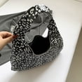 thumbnail image 2 of Bolso Hombro Con Leopardo Y Media PU Hobo para Mujer (), 2 of 8