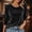 Black, variant on BRGZLK Womens 3/4 Sleeve Velvet Tops Plus Size Buttons Cuffs Dressy Casual Blouses Solid Color Soft Comfort Business Work Tshirts Fall Winter Fashion Outfits Red L