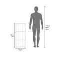 thumbnail image 7 of Modoc Bookcase in Melamine with Open Storage, White, 7 of 7