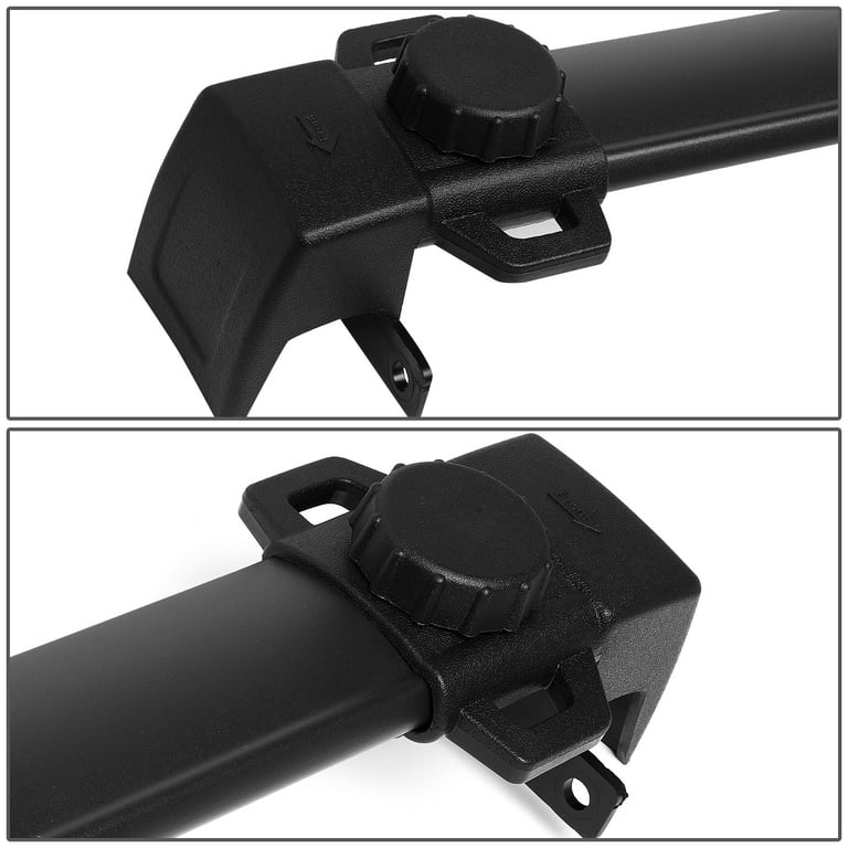 Heavy Duty 220lb Roof Rack Cross Bars For 2017-2025 Jeep Compass - Universal Cargo Carrier, No Drill Installation On Side Rails