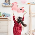 thumbnail image 2 of Unicornio De Peluche Rosa Tierno 50 Cm Importadora La Merced Felpa Suave Hipoalergénica, 2 of 3