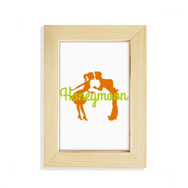 Kissing Intimate Men Women. Desktop Display Photo Frame Picture Art Painting 5x7 inch