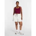 thumbnail image 2 of Athletic Works Women's and Women's Plus Fleece Shorts, 5'' Inseam, Size XS-4X, 2 of 6
