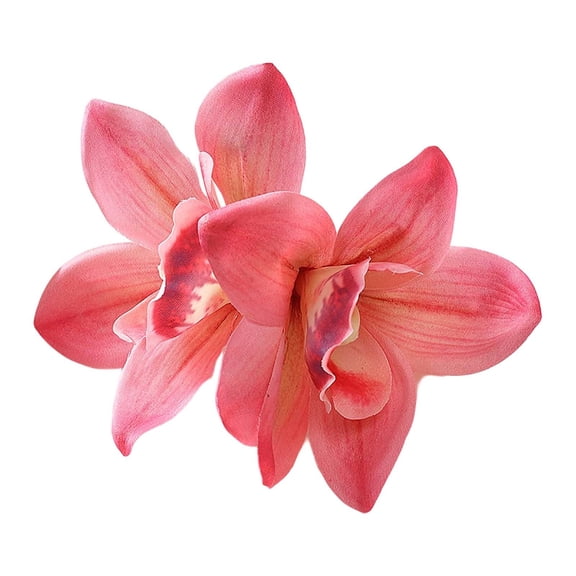 Floral Barrettes for Girls Hair Daily Wear Decorative Hair Clips Stylish Summer Holiday Accessory for Women and Kids Cloth Flower Pin for Ponytail Updo