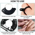 thumbnail image 2 of Ring Sizer Measuring Tool, Quickly Calculate 4 Sizes Stick Protective for Jewelry for Men Women Easy Install Easy to Use, 2 of 5