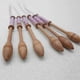 thumbnail image 2 of 12 Pcs Bobbin Lace Danish Style Weaving Tool Kit Portable for Beginners Lace Making, 2 of 5