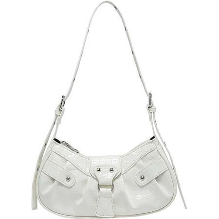 WJOOUNB Women s Pleated Hobo Shoulder Bag PU Leather Clutch Handbag
