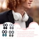 thumbnail image 5 of Bearachild Almohadillas para los oídos Cojín Cancelación de ruido profesional Orejeras transpirables Accesorios Reemplazo para auriculares Bose Relojes inteligentes Negro, 5 of 6