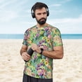thumbnail image 4 of Wukai Blooming Cactus Print Men's Short-Sleeved Mesh T-Shirt,Quick-Dry Short Sleeve Workout T-Shirt-Medium, 4 of 8