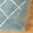 thumbnail image 4 of Lattice Modern Geometric Indoor Area Rug  by Blue Nile Nills - 2.6' x 8', Blue, 4 of 4