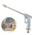 High Pressure Water Nozzle Long Spray Nozzle Garden Hose Car Wash Sprinkler Attachment for Hose