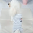 thumbnail image 5 of ACDANC Dog Diaper Suspender Sanitary Pantie with Adjustable Strap Reusable Puppy Wrap Underwears for Female Dog Reusable Dog Diapers Female Grey Xl, 5 of 7