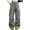 Gray, variant on CYRBOKO Girls Cargo Pants with Pockets, Drawstring Casual Loose Fit Elastic Waist Wide Leg Pants Red Size 10-12 T