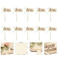 thumbnail image 3 of 10pcs Cake Topper Baking Cake Insert Cake Decoration (Wood Color), 3 of 7
