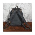 thumbnail image 3 of Water Resistant Canvas+quality Leather Travel University College School Bag Rucksack Backpack Daypack For Men Laptop Bag 9950 - Black, 3 of 3