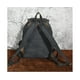 thumbnail image 3 of Water Resistant Canvas+quality Leather Travel University College School Bag Rucksack Backpack Daypack For Men Laptop Bag 9950 - Black, 3 of 3