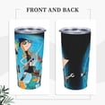 thumbnail image 4 of Phineas And Ferb Car Cup With Straw 20oz Stainless Steel Tumbler Push-Pull Lid Sports Water Bottle Insulated Travel Cup, 4 of 9