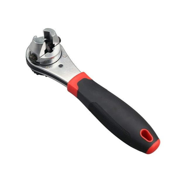 Llave de trinquete ajustable Llave de tubo ajustable universal para tornillos de 6-22 mm Juego de llaves de trinquete ajustables
