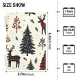 thumbnail image 2 of FORMRS 1-Subject Spiral Notebook 8" x 5" College Ruled 60 Refillable Sheet A5 Hard Cover, 2 Pack, Beige Christmas Forest, 2 of 7