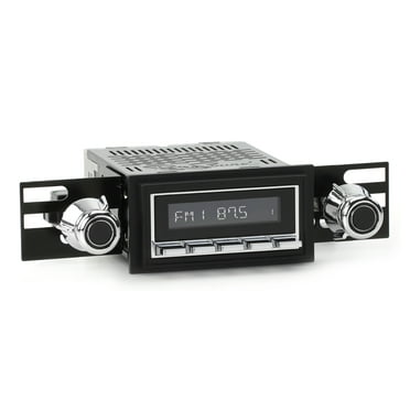 RetroRadio Compatible with 1968-79 Ford F-Series Truck with AM Factory Radio Features Include Bluetooth, AUX, AM/FM LAC-M1-226-55P-75PF7
