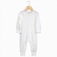 thumbnail image 2 of Wamejoo Baby Boy Girl Pajamas Bamboo Rompers Footless Zipper Solid Color Long Sleeve Sleeper Jumpsuit Soft Loungewear Outfit, 2 of 9