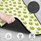 thumbnail image 3 of Fotbe Green Frog Juego de 4 Tapetes para Auto con Estampado – Alfombrillas de Goma Reforzada, Diseño Antideslizante, Protección para Todo el Año – Vehículos, Autos, Camionetas y SUVs, 3 of 7
