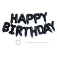 thumbnail image 1 of Pancarta con forma de globo con letras EHZCBHG, 40 cm, color negro, 1 of 6