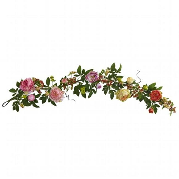 60 in. Mixed Peony & Berry Garland