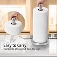 thumbnail image 3 of Paper Towel Holder Countertop, Standing Paper Towel Roll Holder for Kitchen Bathroom, Paper Towel Holder Stand, Stainless Steel Paper Towel Holder, 3 of 5