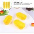 thumbnail image 5 of 2000pcs Mini Loaf Pan Liners Non-Stick Oval Cupcake Papers Disposable Muffin Wrappers Rectangle Bread Baking Trays for Weddings Birthdays(Yellow)$$Home Decor, Kitchen, & Other, 5 of 9