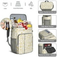 thumbnail image 4 of Golden Celestial Cooler Backpack - 20L Insulated Leakproof Camping Backpack with Gothic Star Design, 4 of 6
