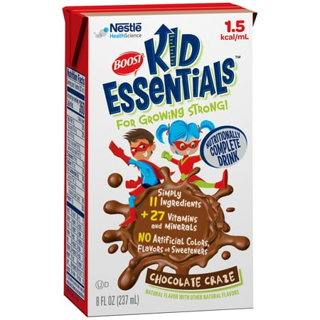 Boost Kid Essentials 1.5 Nutritionally Complete Drink Chocolate Craze Flavor 8 oz. 27 Tetra Brik®