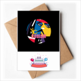 thumbnail image 1 of Western Modern Art Cubism Happy Birthday Greeting Cards Envelopes Blank, 1 of 3