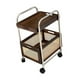 thumbnail image 5 of Carrito de almacenamiento, carrito de servicio con ruedas, organizador de estantes, carrito utilitario rodante para sala de estar, lavandería, baño y, 5 of 9