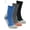 Black+Gray+Blue, variant on Men's Cushion Crew Sock 3-Pack All Purpose Stylish Cotton Crew Socks Casual Athletic Work Socks Shoe Size 8-12