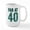 White, variant on CafePress - Fab At 40 Blue Large Mug - 15 oz Ceramic Large White Novelty Mug