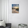 thumbnail image 3 of Sea & Nature Inspired Wall Art Beautiful Beach Seascape Painting on 12X16inch Canvas. Transformative Décor for Living Room, Bedroom, Office. Easy to Hang & Ready to Enliven Your Home!, 3 of 7