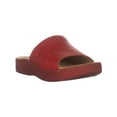 thumbnail image 1 of Womens Born Ottawa Platform Slide Sandals, Red, 1 of 5