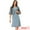 Grey Blue, variant on DARING DIVA 2Pcs Women's Lace Shrug Cardigan and Fishtail Hem Dress XS Pink