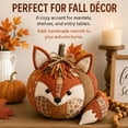 thumbnail image 6 of DIY Animal Pumpkin Sewing Kit, Harvest Fabric Craft Set, Autumn Thanksgiving Decor, Handmade Gift, Cute Woodland Friends, Pre-Cut Patchwork, Halloween Seasonal Ornament,Owl, 6 of 7