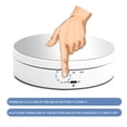 thumbnail image 3 of 360 Degree Round Rotating Turntable Display Stand Photography Accessories Studio Photo Background Stand New(Black), 3 of 8