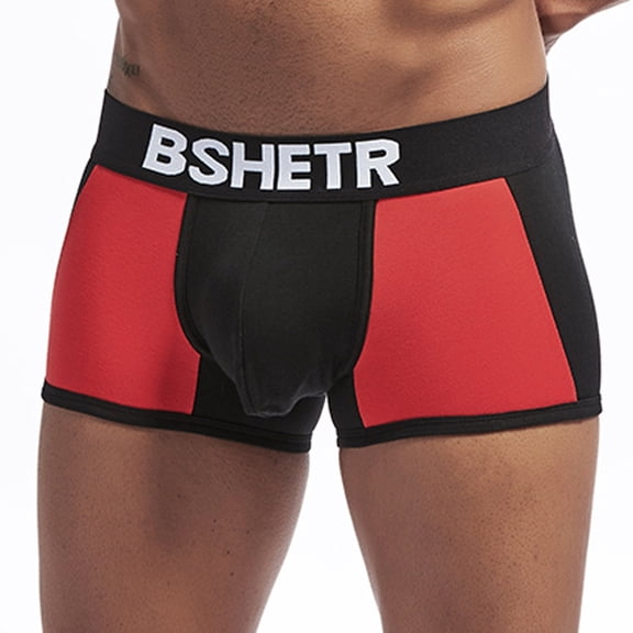 Bigersell Postpartum Underwear Clearance Seamless Panties Seamless Panty Style P-125 Polyester Cheeky Panties Thongs Briefs High Waist Women's Bikini Panties Red XL