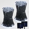 thumbnail image 1 of Guirnalda de luces solares LALAPAO, paquete de 2 unidades, 44 m, 400 LED, impermeables, 1 of 7